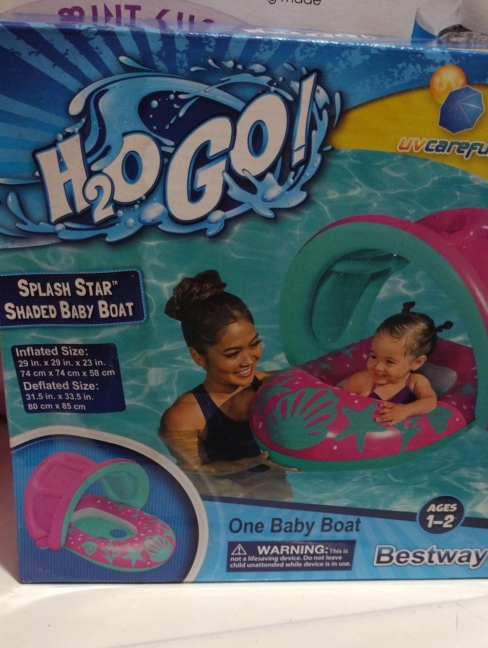 H2O GO! Kids Splash Star Water Shoe - Pink & Teal